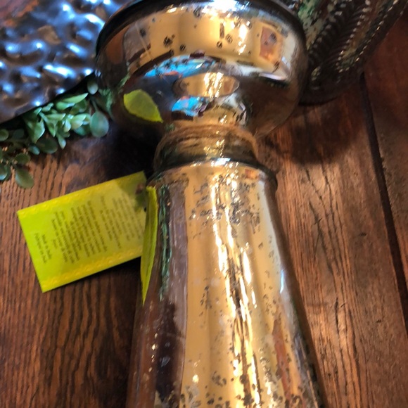 2 mercury glass candle holders NWT - Picture 6 of 6